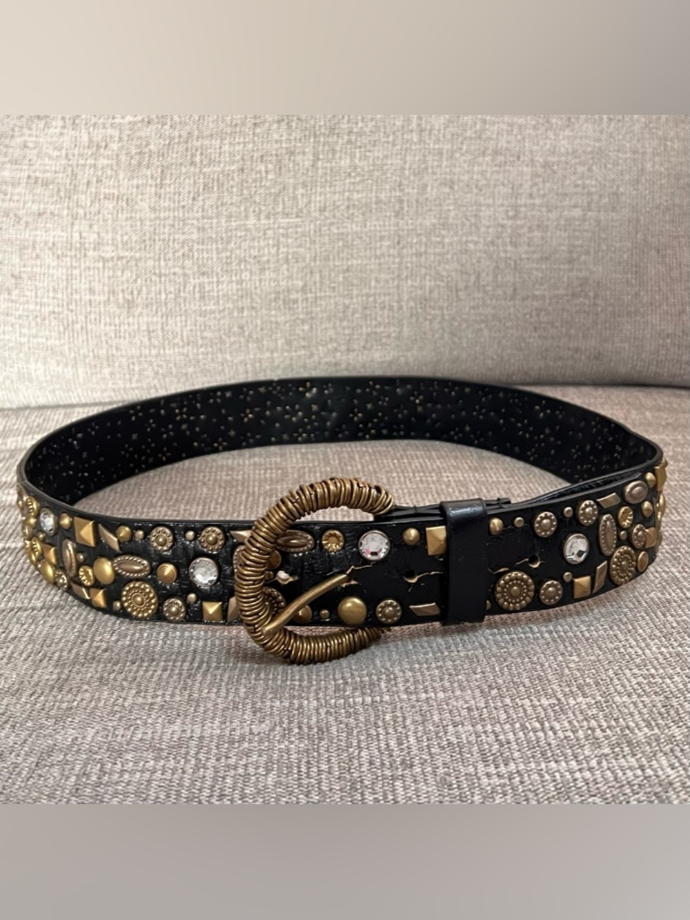 Studded Beaded Belt